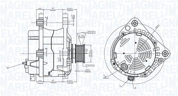 MAGNETI MARELLI Ģenerators 063733837010